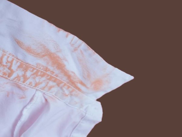 How do you remove old makeup stains from clothes
