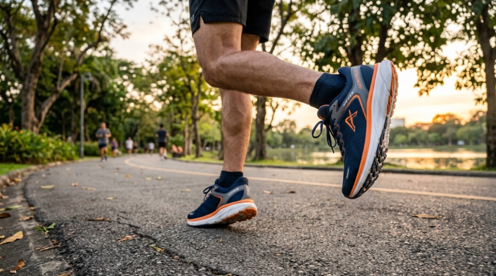 lightweight breathable running shoes for men road running