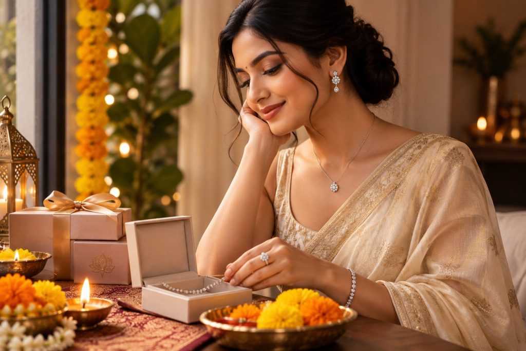 Welcome prosperity this Diwali! Discover why Dhanteras is the most auspicious time to bring home timeless jewellery and invite good fortune into your life.